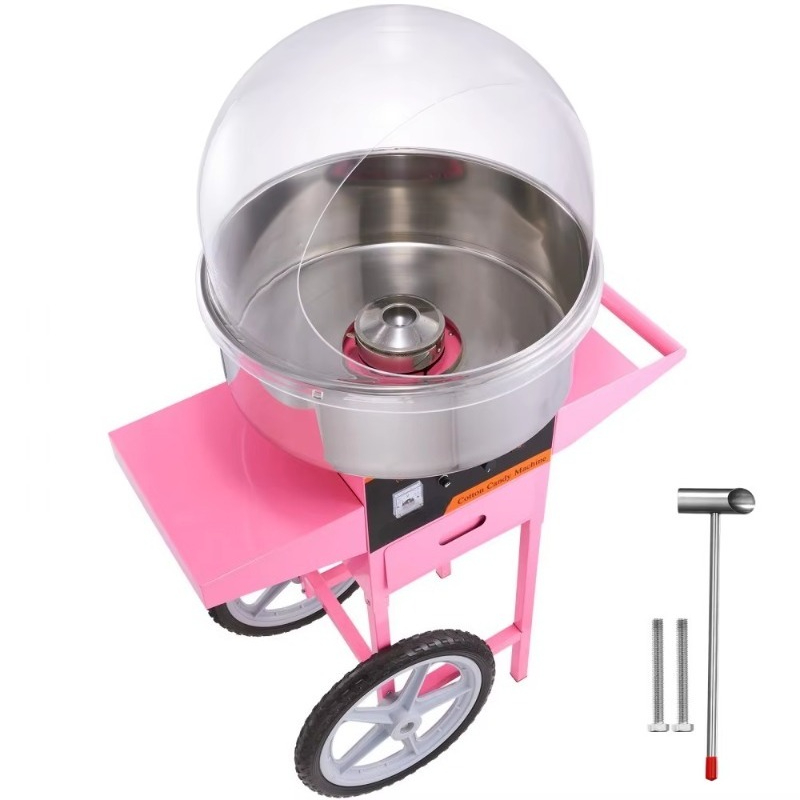 Candy Floss Machine - Mesin Pembuat Gula Kapas Komersial Warna