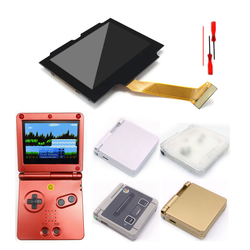 Lcd Screen Arcade - HISPEEDIDO LCD IPS Pra-Laminasi Untuk GBA