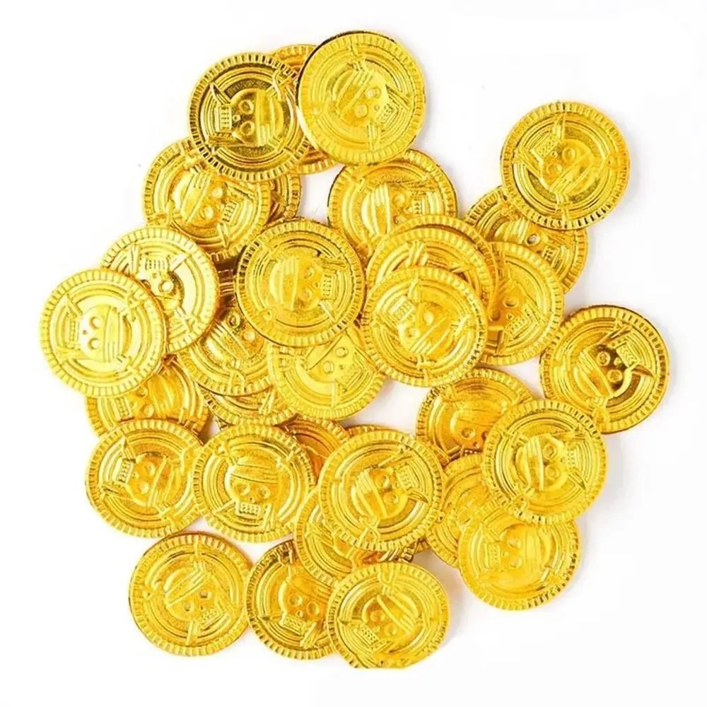 Arcade Game Coin - Koin Emas Bajak Laut Plastik Koin
