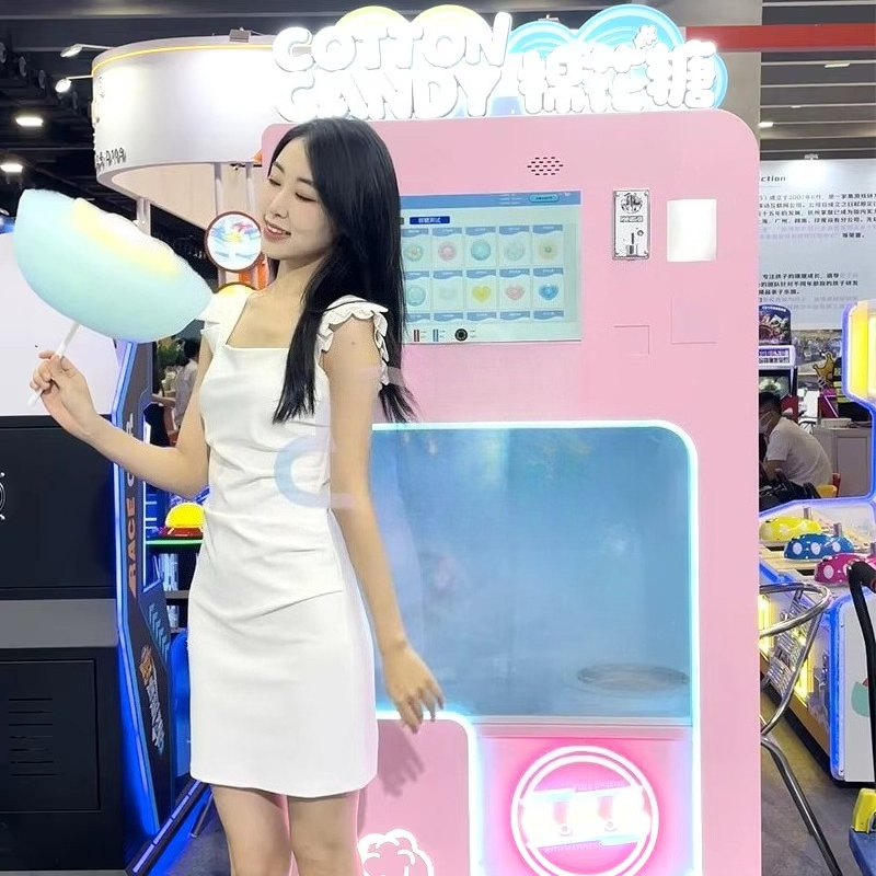 Candy Vending Machine - Mesin Penjual Permen Kapas Marshmallow Otomatis