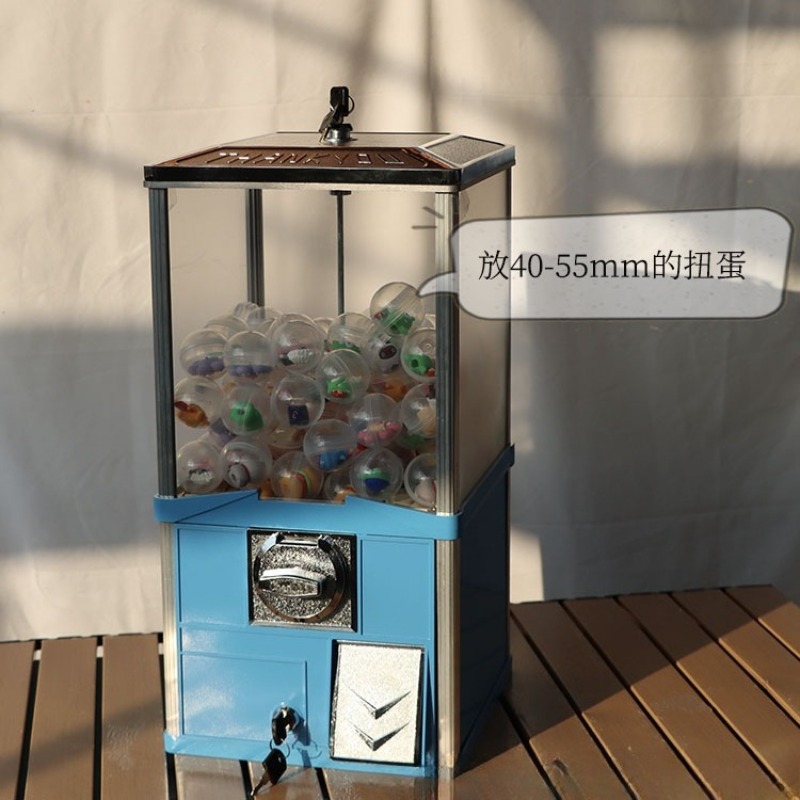 Prize Capsule Toy Machine - Mesin Gashapon Meja Persegi CL20, Dispenser