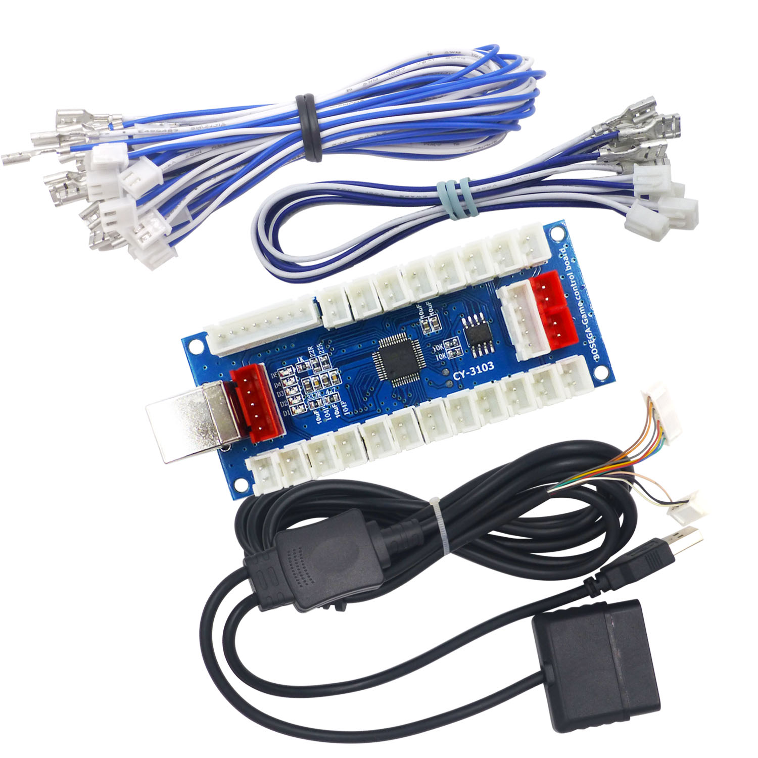 Arcade Button Pcb - SJ@JX Pengendali Arcade Encoder Tanpa Penundaan