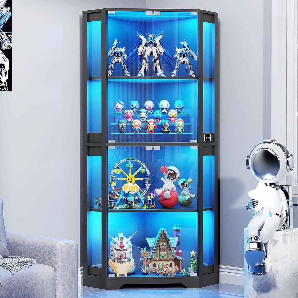 Glass Cabinet Display - 65 Lemari Pajangan Kaca Bercahaya, Etalase