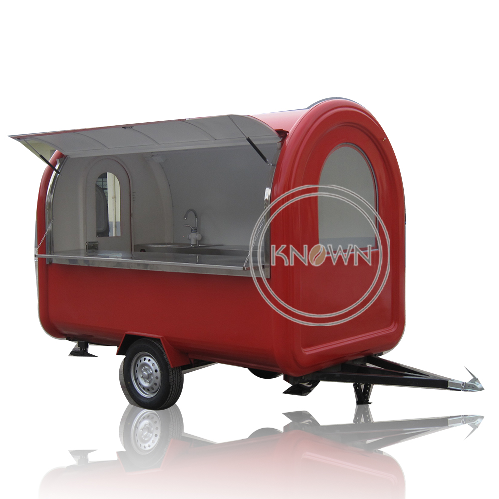Hot Dog Vending Cart - Pasokan OEM troli Hot Dog komersial