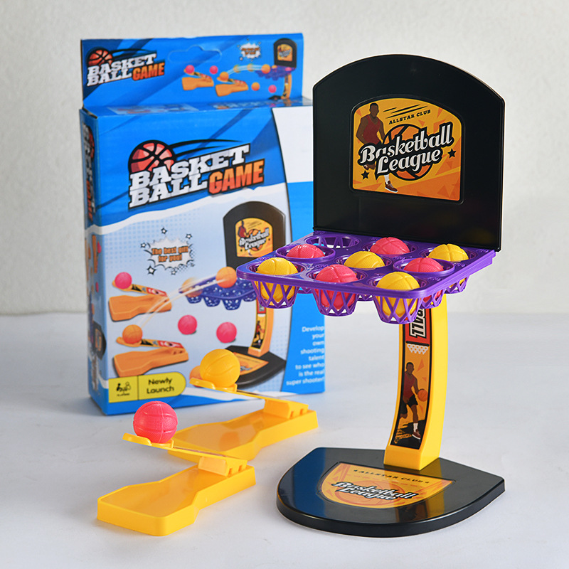 Basketball Arcade Game - Permainan Meja Basket Klasik Finger Flick,