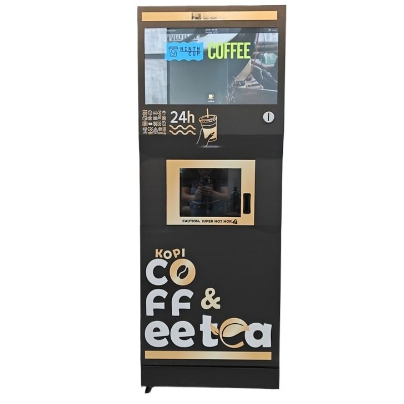Vending Machine Qr Code - Mesin Penjual Kopi Otomatis Penuh untuk