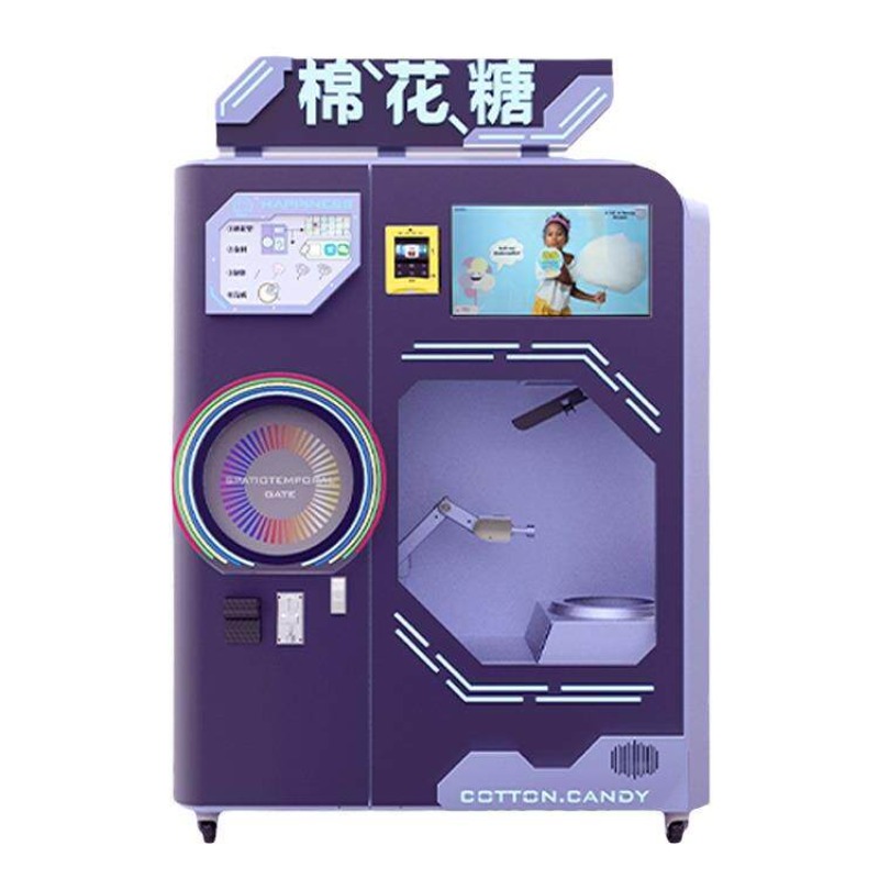 Candy Vending Machine - Mesin Penjual Permen Kapas Otomatis Komersial