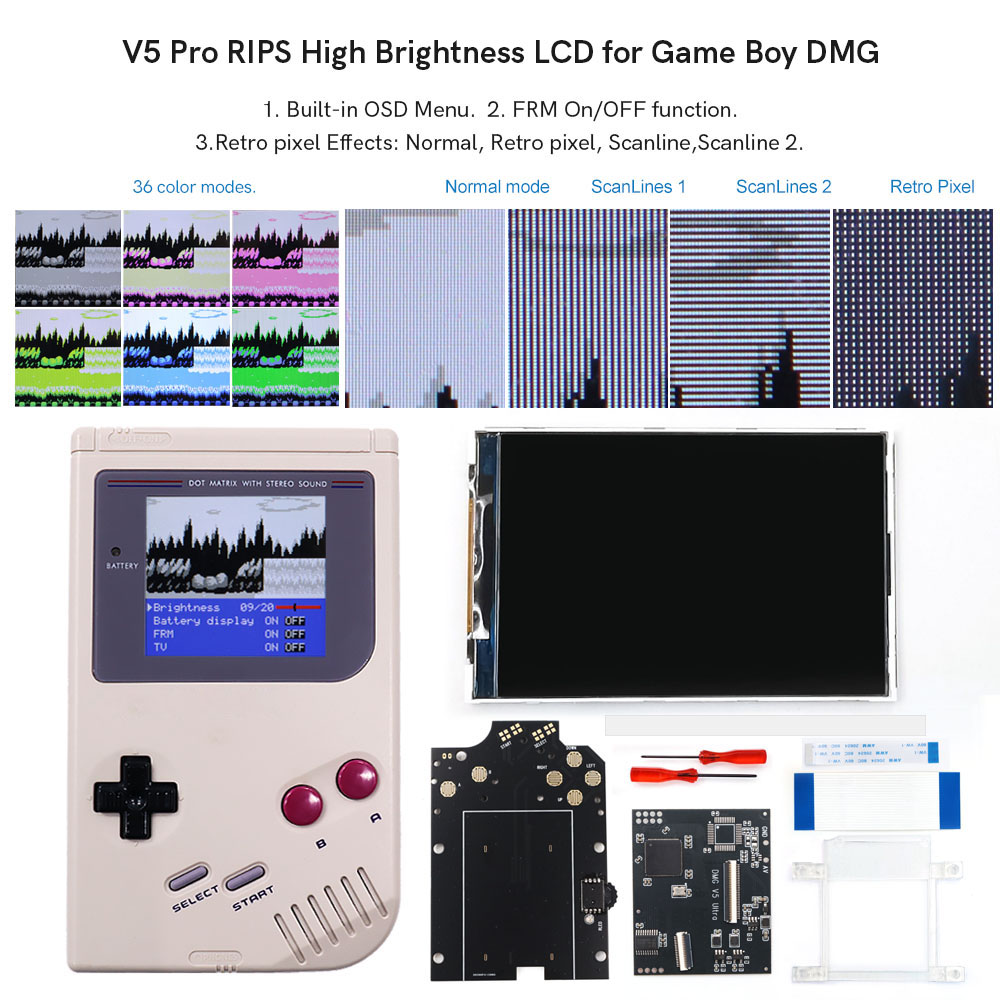 Lcd Screen Arcade - HISPEEDIDO Untuk GB Dmg V5 Pro