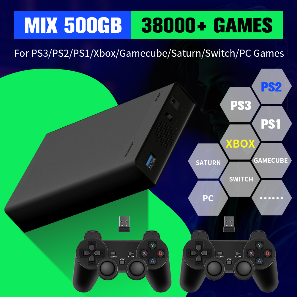 Arcade X - Hard Drive Game 500G dengan 38000+Game
