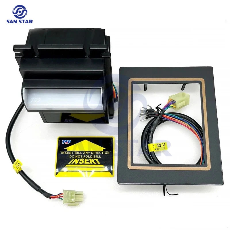 Arcade Vending & Laundry Revenue - TOP TB74 TB77 Bill Acceptor tanpa