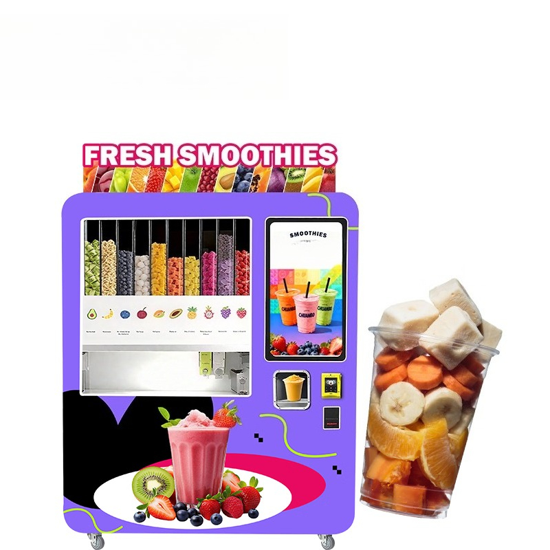 Vending Machine Qr Code - Mesin Penjual Smoothie Otomatis Profesional Inovatif