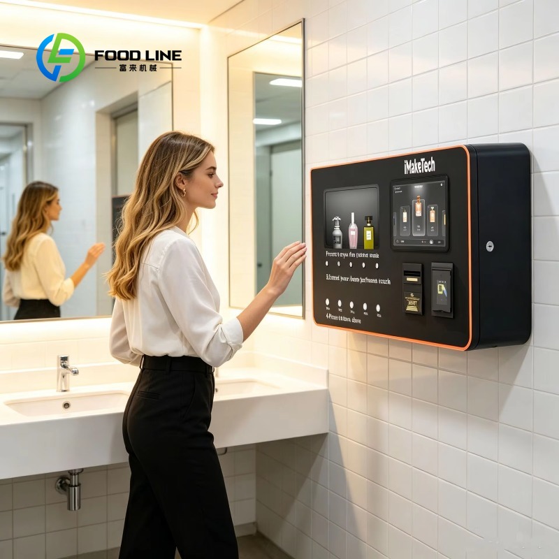 Vending Machine Qr Code - Mesin Penjual Parfum Otomatis dengan Pemindaian