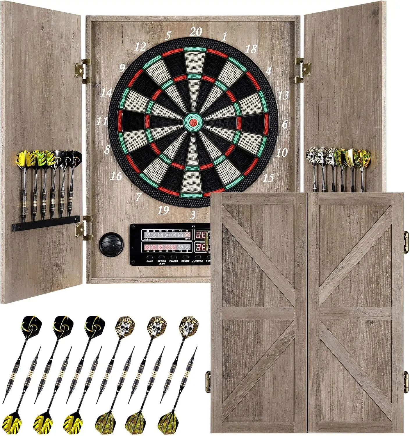 Electronic Dartboard Cabinet - Papan Dart Elektronik, Kabinet Papan Dart