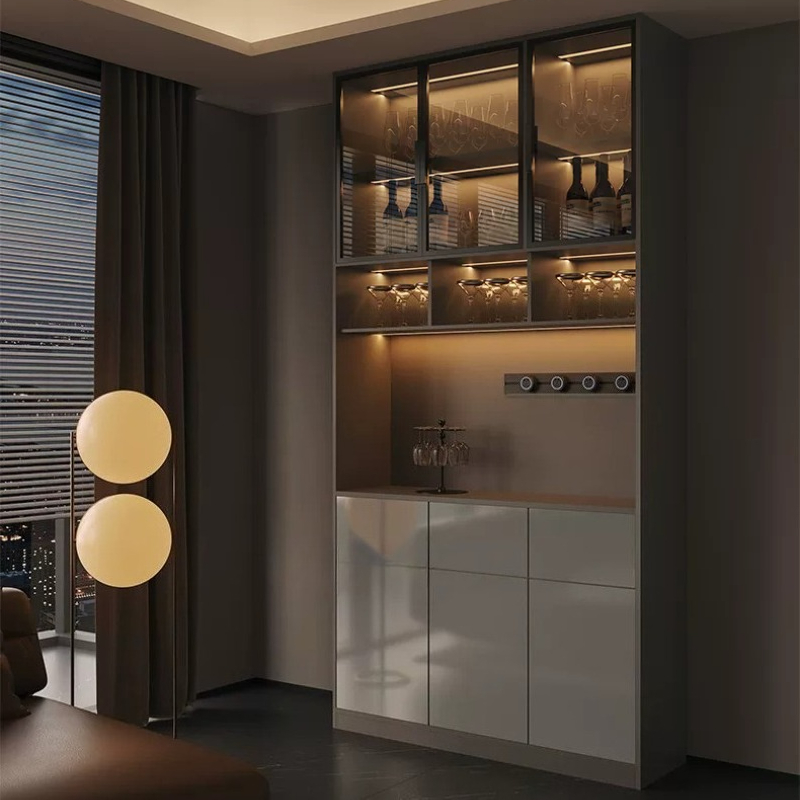 Lemari anggur Italia mewah min - Glass Cabinet Display ulasan dan harga