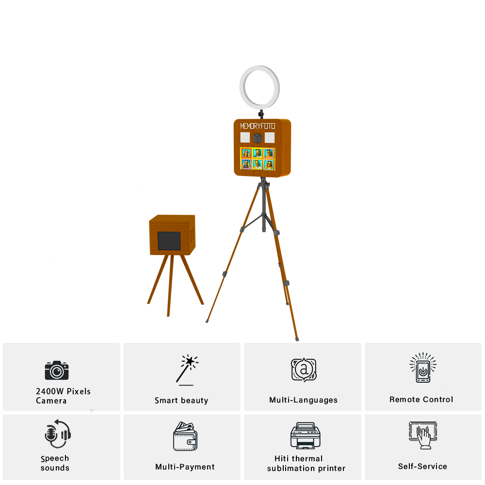 Mesin Photo Booth Kayu Asli Cu - Photo Booth Machine ulasan dan harga