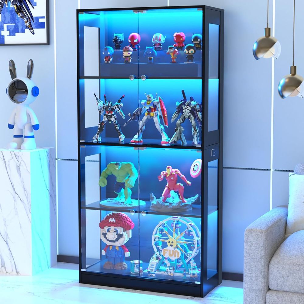 Lemari Pajangan Pintu Kaca 65, - Glass Cabinet Display ulasan dan harga