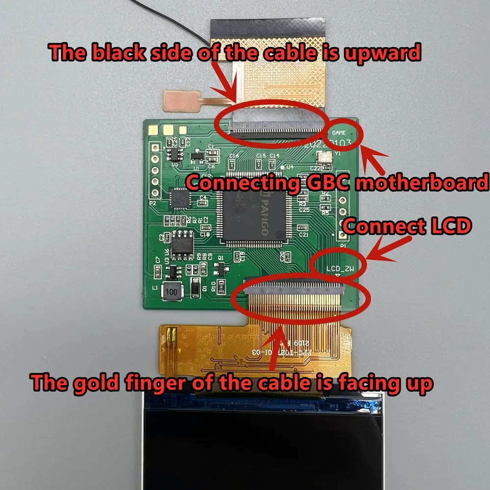 Layar LCD IPS 2.45 GBC Ukuran  - Lcd Screen Arcade ulasan dan harga