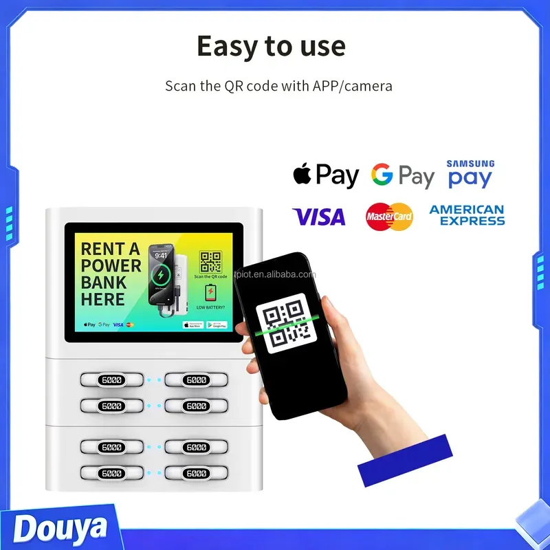 Stasiun Pengisian Daya Ponsel  - Vending Machine Qr Code ulasan dan harga