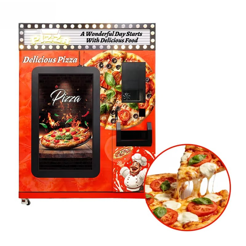 Mesin Penjual Pizza Otomatis L - Vending Machine Qr Code ulasan dan harga