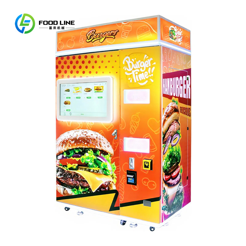 Mesin penjual burger pintar ot - Vending Machine Qr Code ulasan dan harga