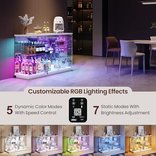Lemari Pajangan Kaca RGB denga - Glass Cabinet Display ulasan dan harga