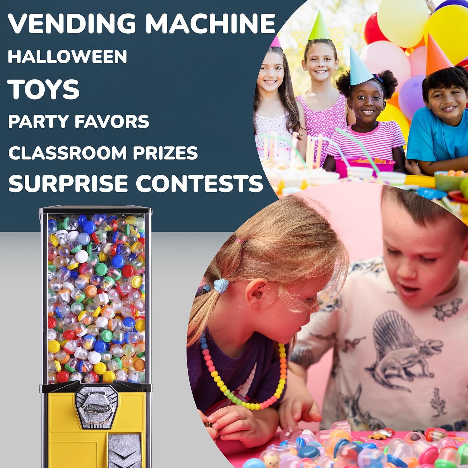 100-500 buah Kapsul bulat koso - Prize Capsule Toy Machine ulasan dan harga