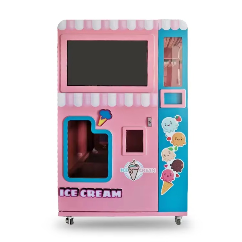 Mesin Penjual Es Krim Otomatis - Vending Machine Qr Code ulasan dan harga
