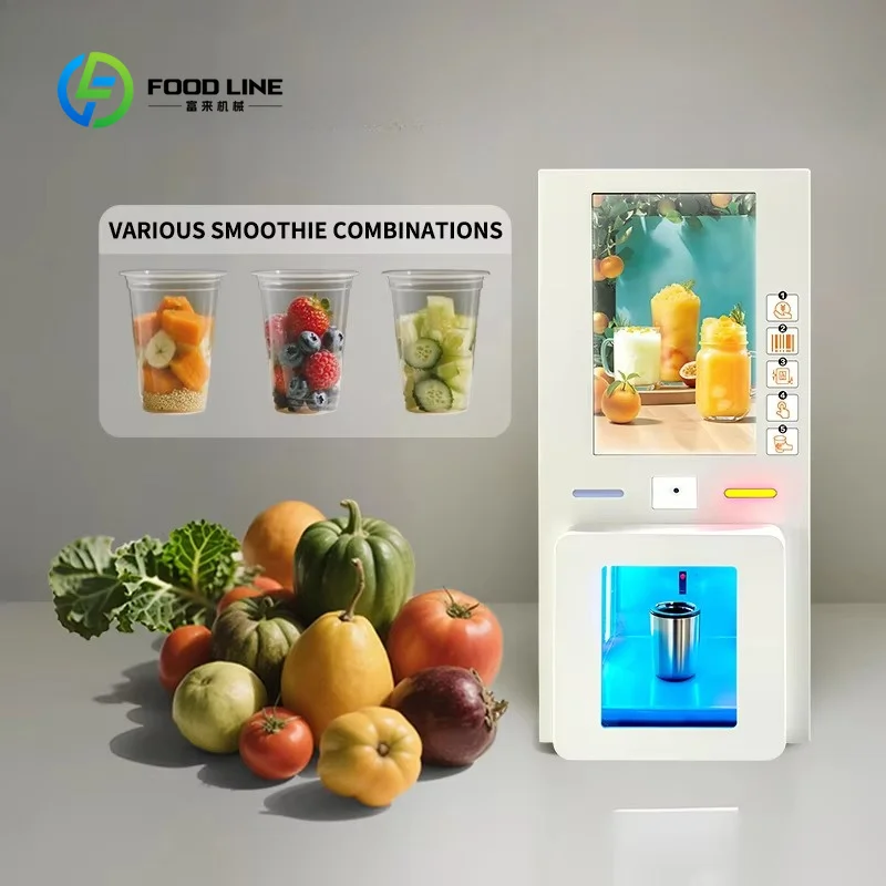 Mesin Penjual Smoothie Otomati - Vending Machine Qr Code ulasan dan harga