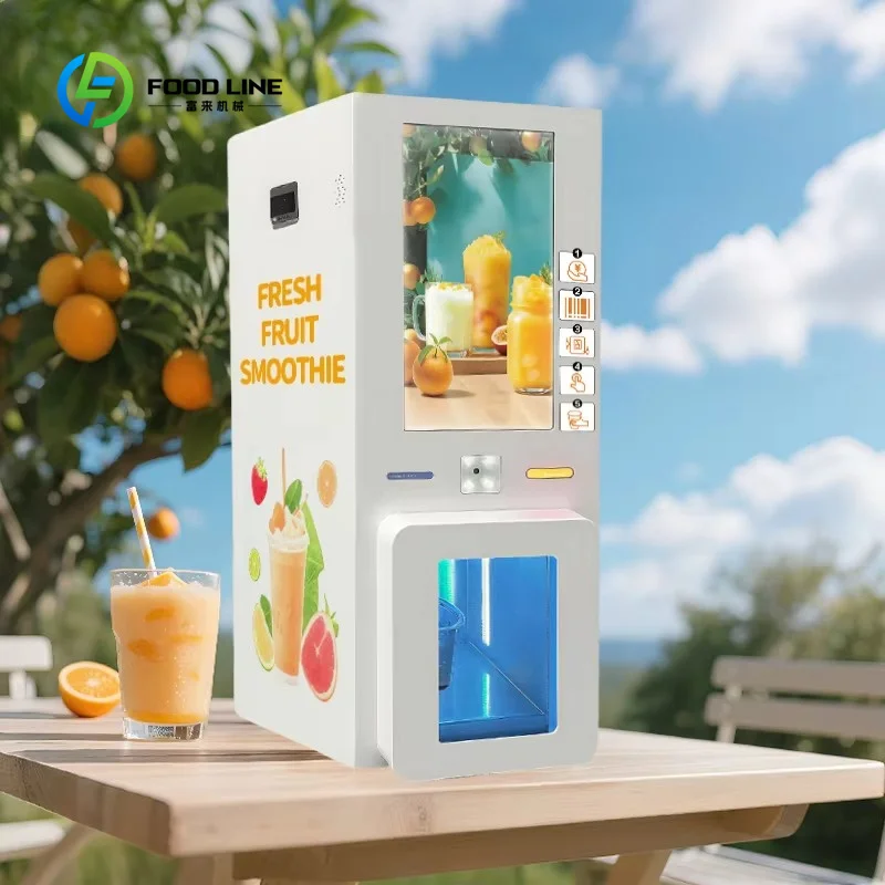 Mesin Penjual Smoothie Otomati - Vending Machine Qr Code ulasan dan harga
