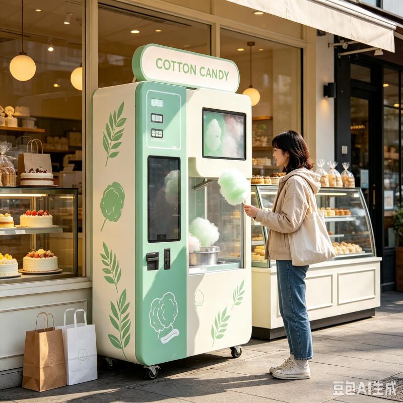 Mesin Penjual Permen Kapas Oto - Candy Floss Machine ulasan dan harga