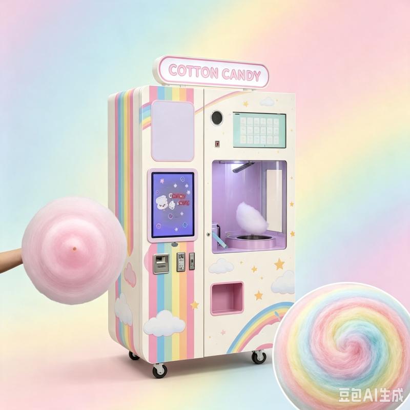 Mesin Penjual Permen Kapas Oto - Candy Floss Machine ulasan dan harga