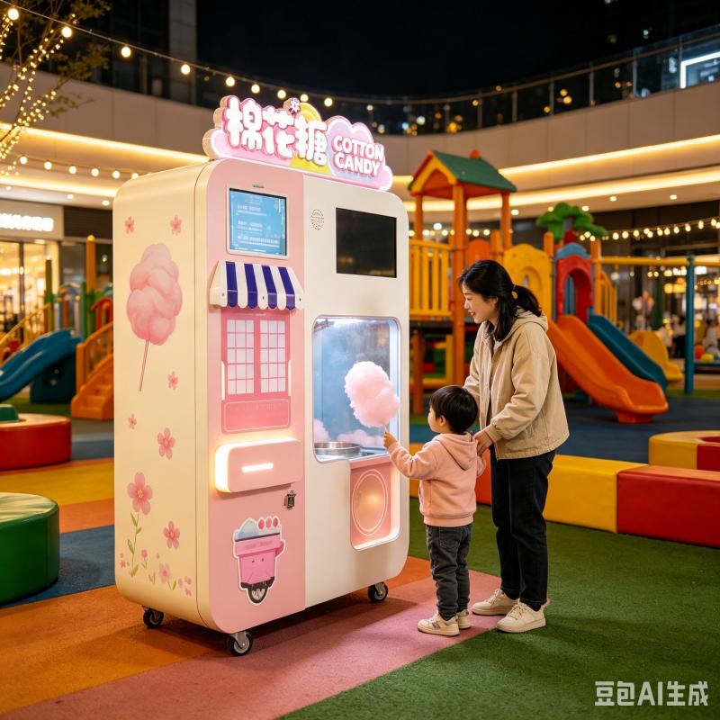 Mesin Penjual Permen Kapas Oto - Candy Floss Machine ulasan dan harga