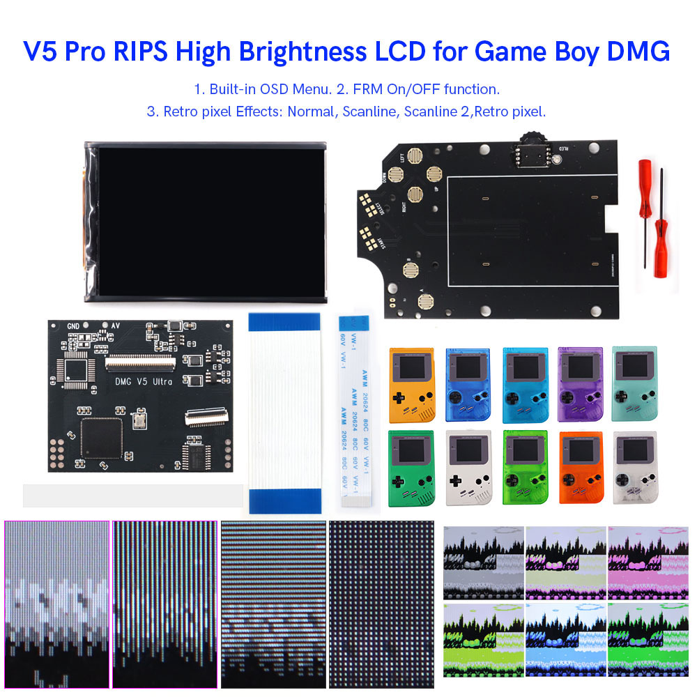 HISPEEDIDO Untuk GB Dmg V5 Pro - Lcd Screen Arcade ulasan dan harga
