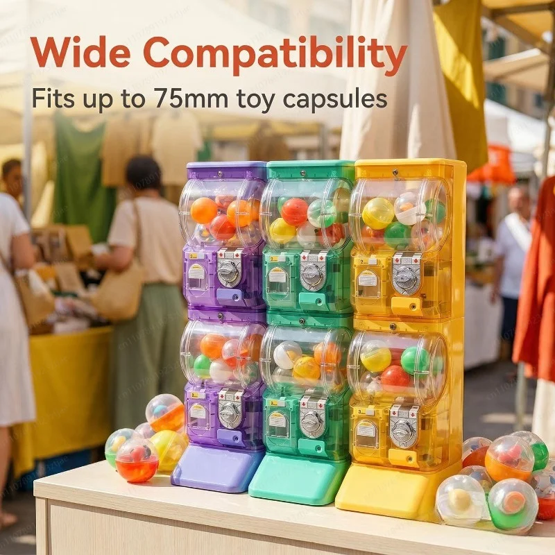 Mesin Gashapon Dua Tingkat Put - Arcade Vending Machine ulasan dan harga
