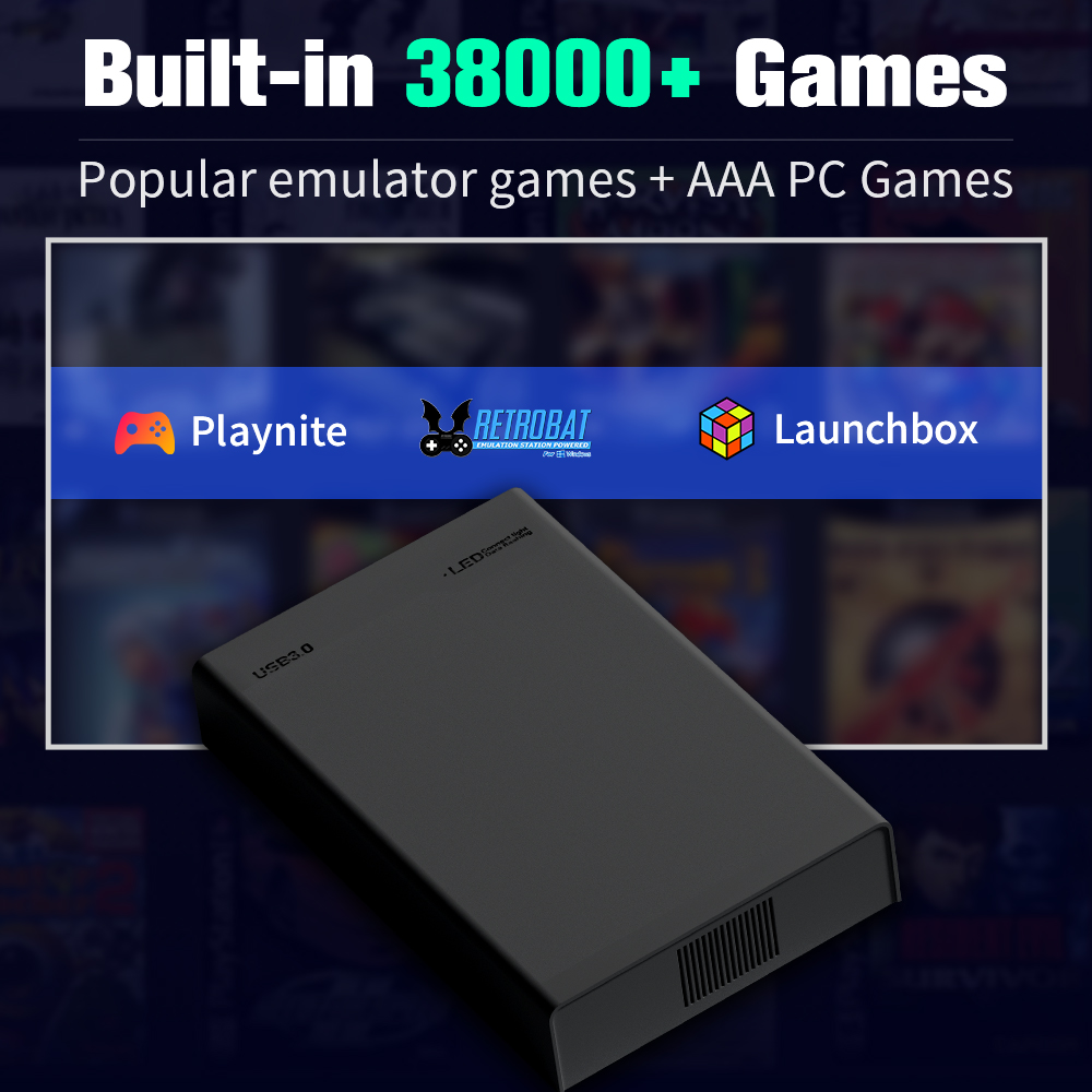 Hard Drive Game 500G dengan 38 - Arcade X ulasan dan harga