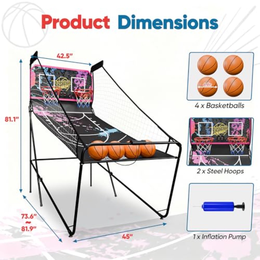 Permainan arcade basket elektr - Basketball Arcade Game ulasan dan harga