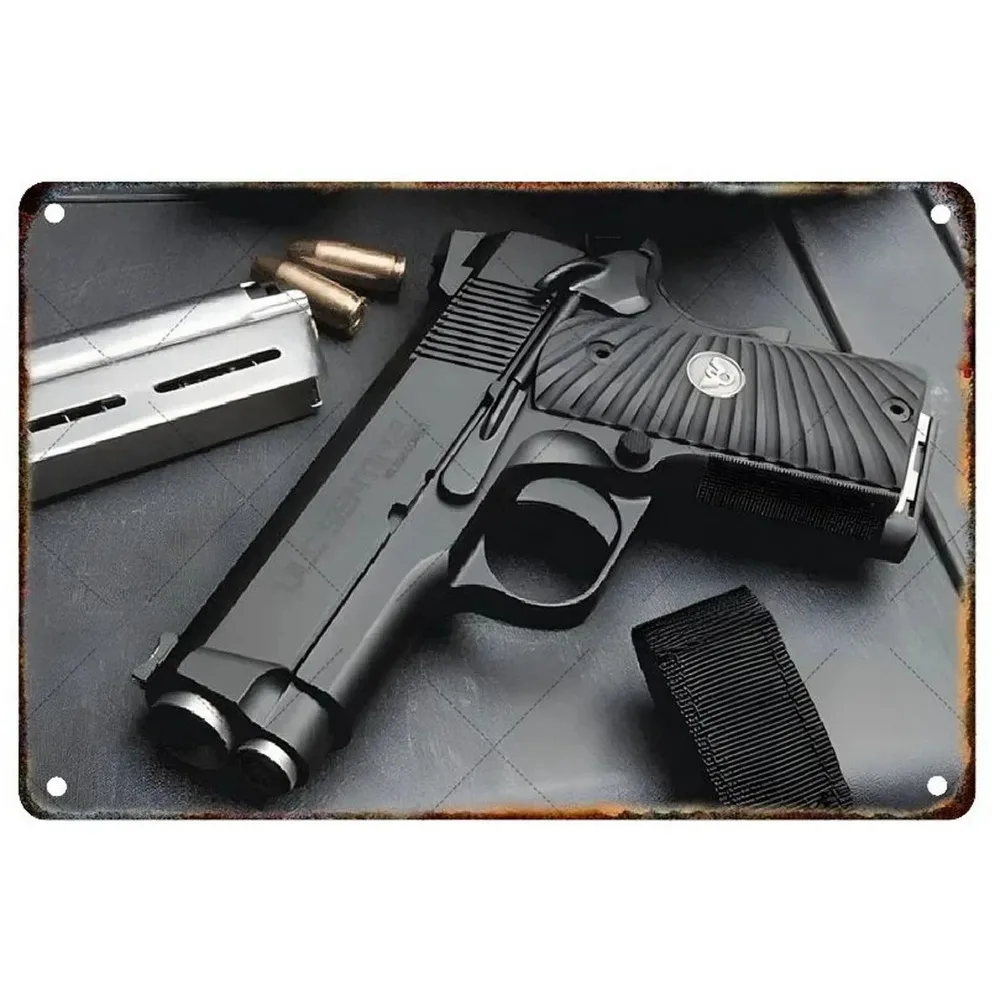 Seni Dinding Aluminium Bendera - Gun Shooting Arcade ulasan dan harga