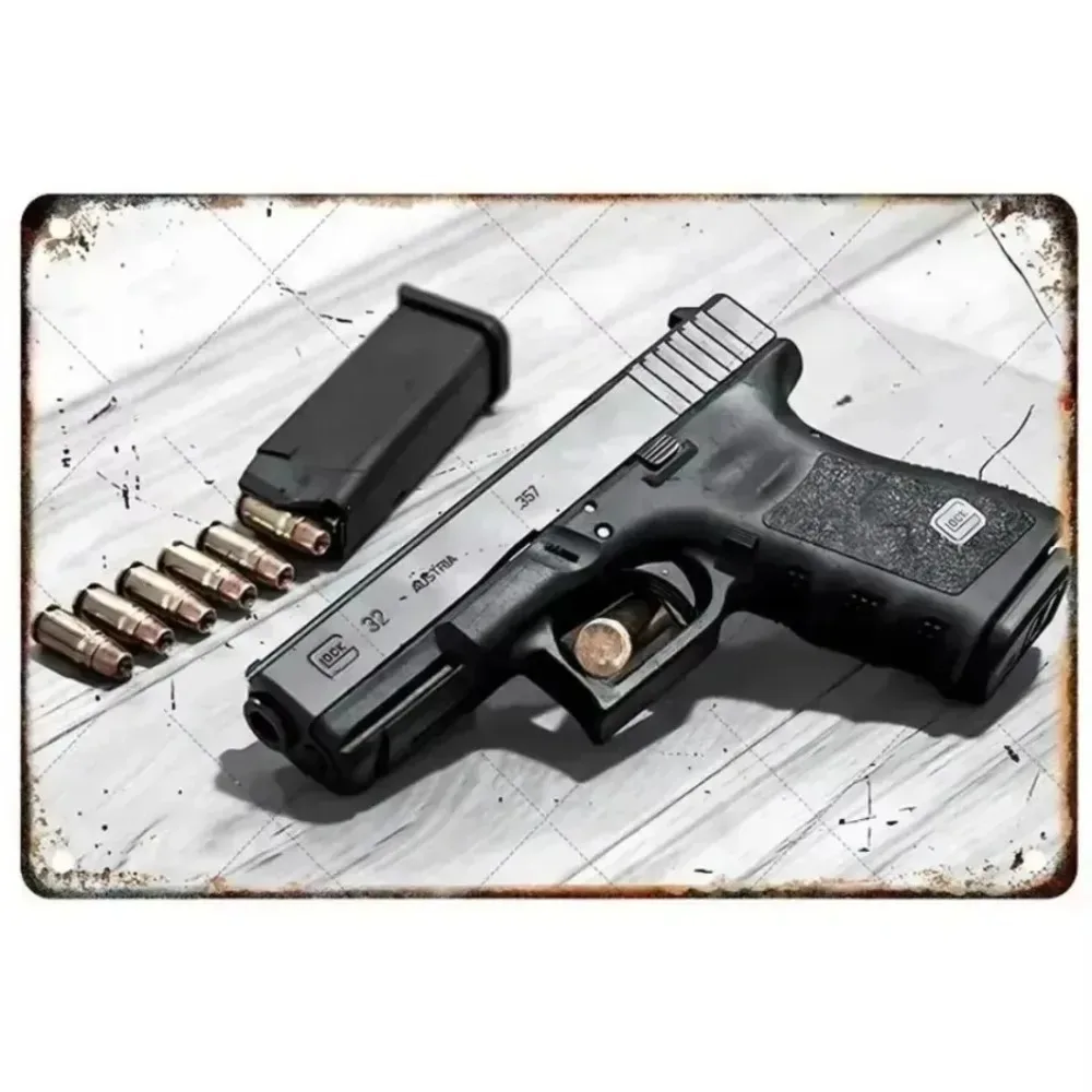 Seni Dinding Aluminium Bendera - Gun Shooting Arcade ulasan dan harga