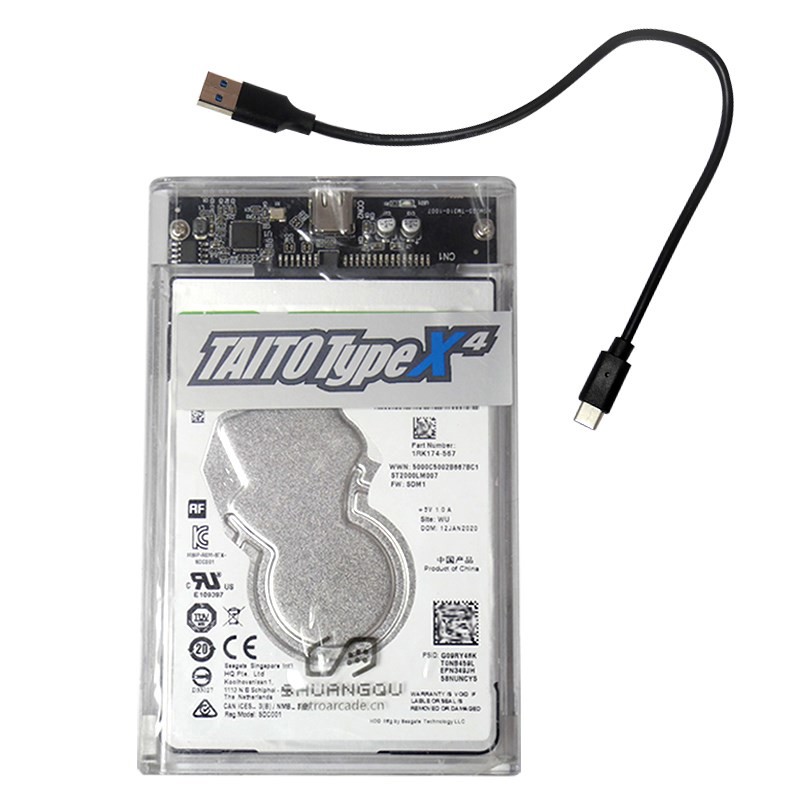 MAME Hard Drive mekanis tipe X - Arcade X ulasan dan harga