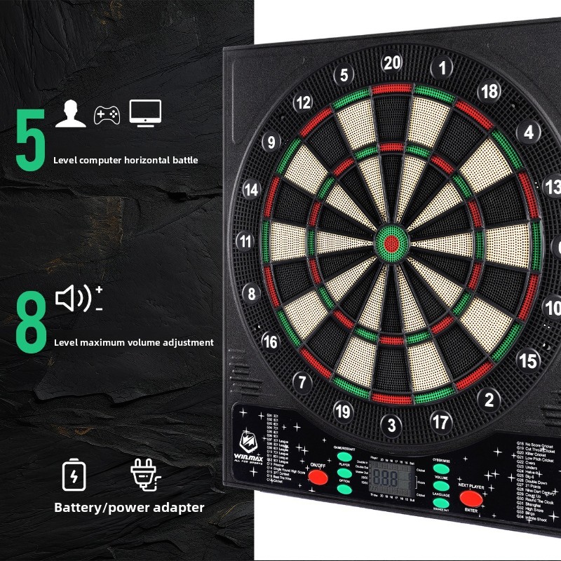 Papan Dart Elektronik LED Digi - Electronic Dartboard Cabinet ulasan dan harga