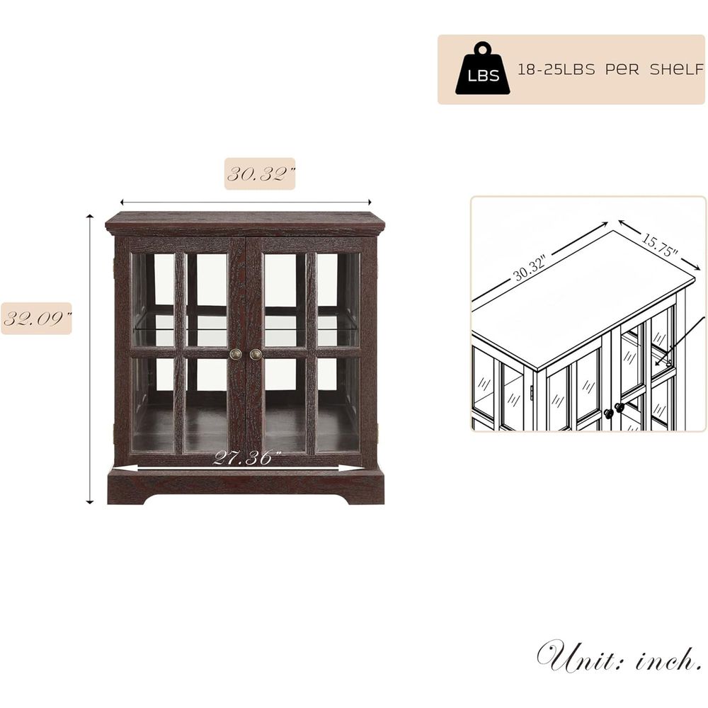 32 Lemari Pajangan LED Tinggi  - Glass Cabinet Display ulasan dan harga
