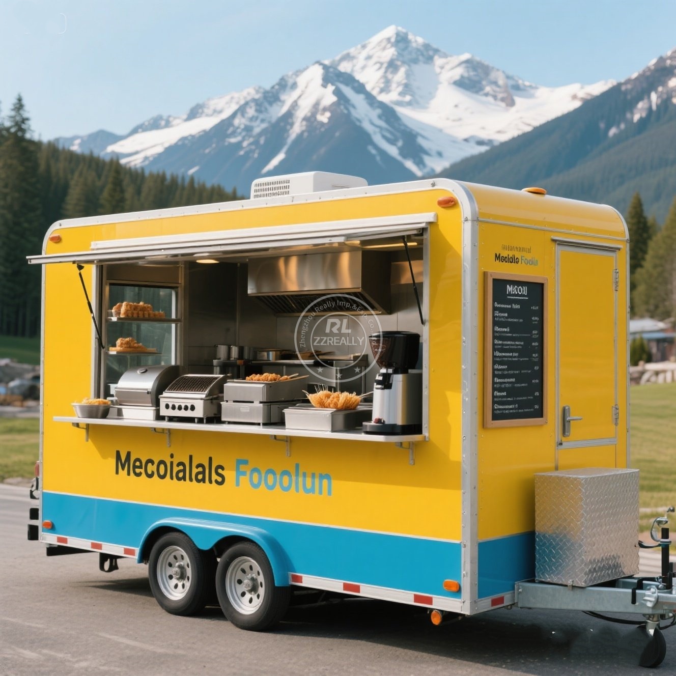 Produsen Gerobak Makanan yang  - Hot Dog Vending Cart ulasan dan harga