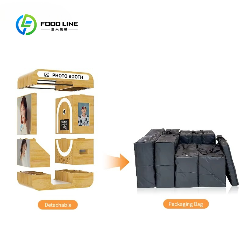 Mesin Foto Booth Portabel Kayu - Photo Booth Machine ulasan dan harga