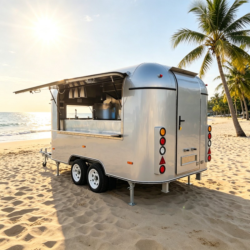Truk Makanan Kustom dengan Dap - Hot Dog Vending Cart ulasan dan harga