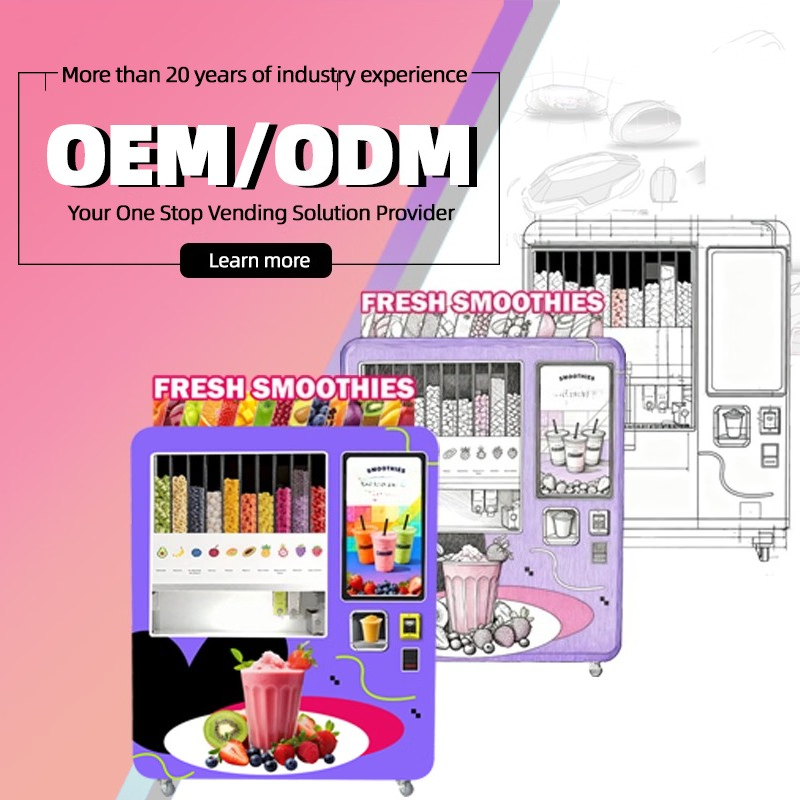 Mesin Penjual Smoothie Otomati - Vending Machine Qr Code ulasan dan harga