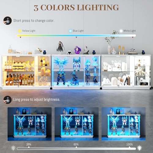 Lemari Pajangan Kaca dengan Ku - Glass Cabinet Display ulasan dan harga
