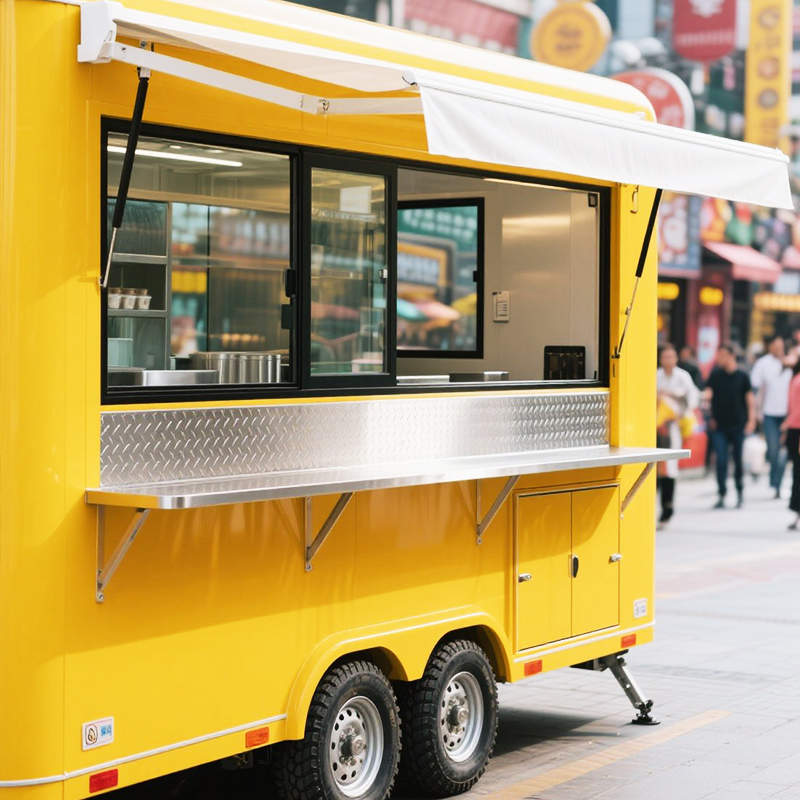 Gerobak Makanan Komersial untu - Hot Dog Vending Cart ulasan dan harga